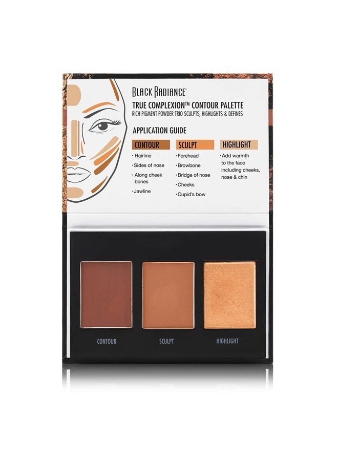 Black Radiance True Complexion Contour Palette, Medium to Dark, 0.38 Ounce - Image 5