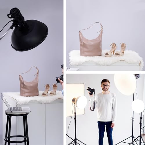Soonpho 16inch/42cm Standard Reflector Beauty Dish with Honeycomb Grid, Diffuser Sock and Bag,for Bowens Mount Studio Strobe Flash Light Like Neewer VC-400HS VE-300 Godox AD200 AD180 AD360 (White) - Image 5