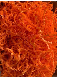 Verahed Fractured Z Zigzag Pelur Scrap Paper 1000 gr Orange Color Ornamental Filling Material Orange Paper 
