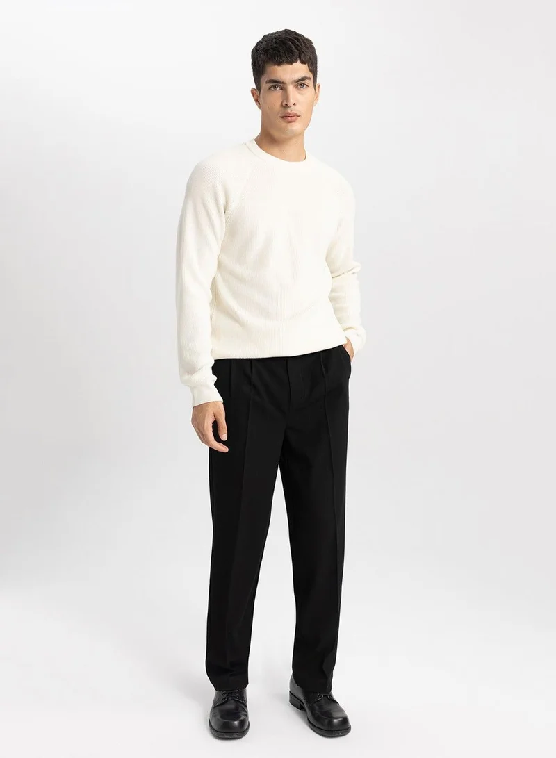 DeFacto  Standard Fit Crew Neck Sweater  | Best Price UAE