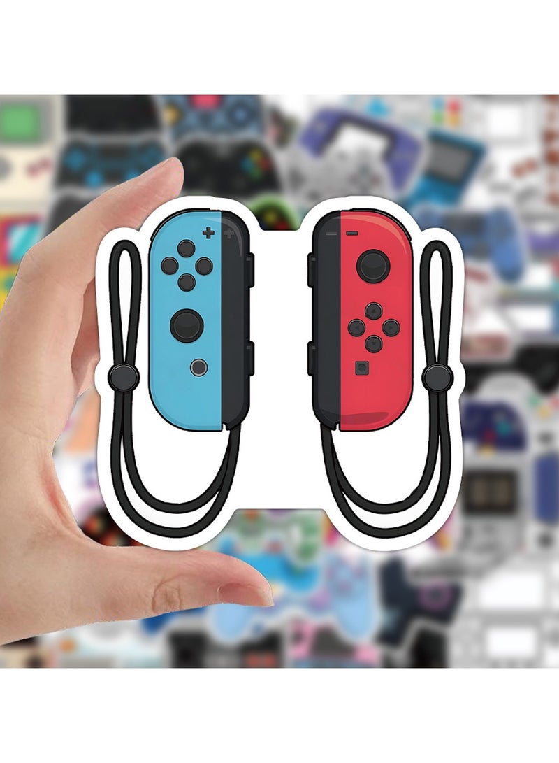 50 Pcs Retro Gamepad Stickers Game Controller Decals for Water Bottle Hydro Flask Laptop Luggage Car Bike Bicycle Vinyl Waterproof Gaming Stickers Pack - Image 5