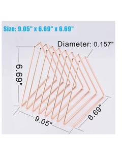 Y&D 7 Slot Vinyl Record Stand Holder Desktop Album Storage Rack Triangle Shelf Display for Office Home  - Image 3