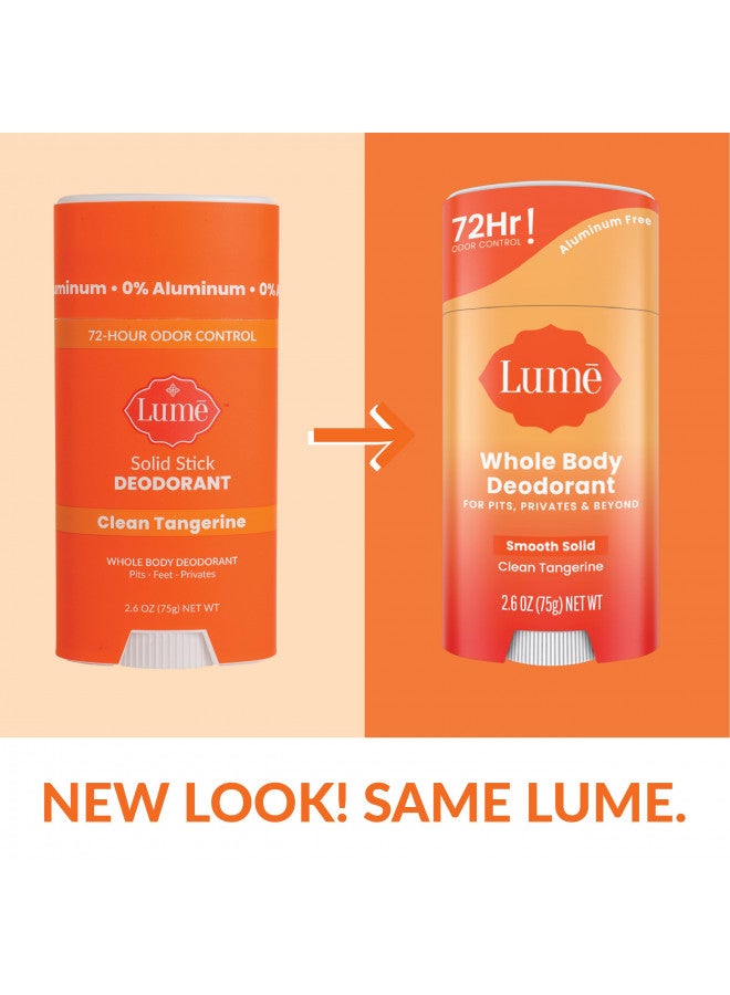 Lume Lume Smooth Solid Stick - 2.6 Ounce (Clean Tangerine)  - Image 4