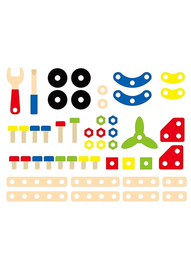 Viga Eitech Construction Block 48 Pieces Set Multicolor - Image 4