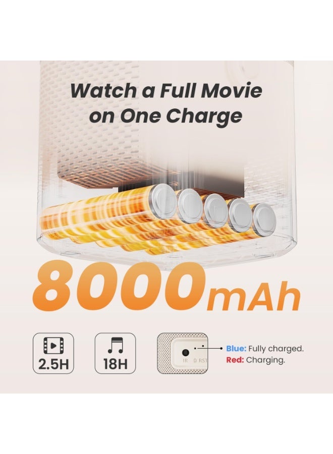 Yaber Smart Projector +T2 - A cinematic experience with a screen up to 120 inches, JBL sound, and a long-lasting battery for endless entertainment. - Image 5