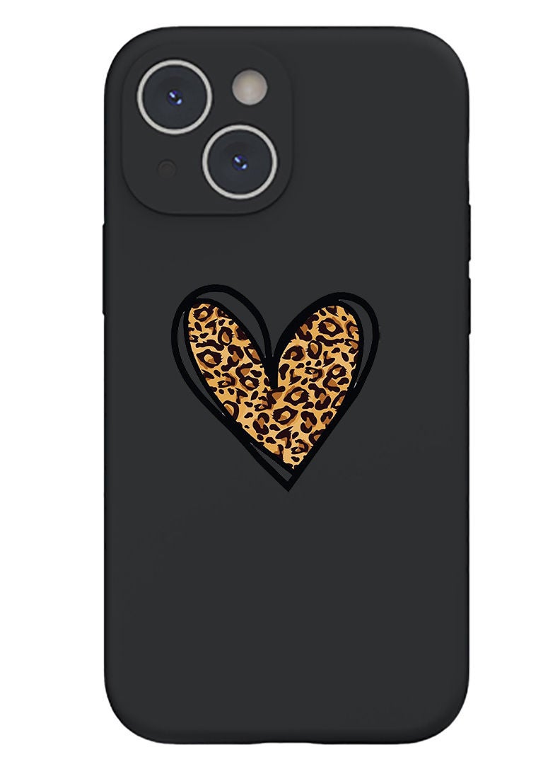 Theodor Protective Slim Fit Case Liquid Silicone Cover with Full Body Protection Anti-Scratch Shockproof Case For iPhone 13 Black  - Like a superstar copy - Image 1