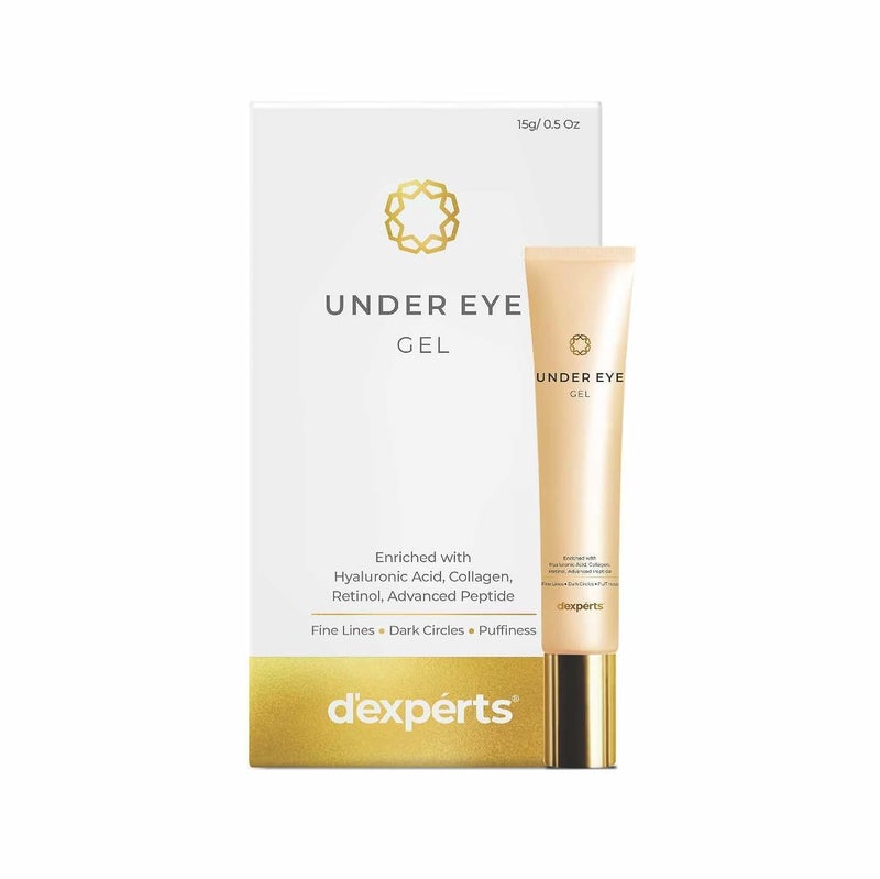 Brinton Brinton dexperts Under Eye Gel Enriched with Hyaluronic Acid Collagen Retinol Peptides Reduces Dark Circles Fine Lines Puffiness Wrinkles for Men Women All Skin Types 15g - Image 1