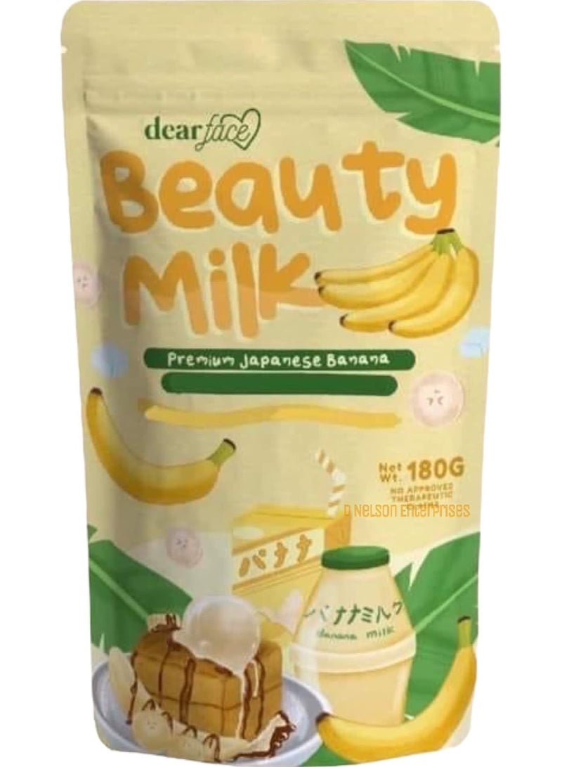 dear face Beauty Milk Premium Japanese Banana Probiotic + Collagen Drink