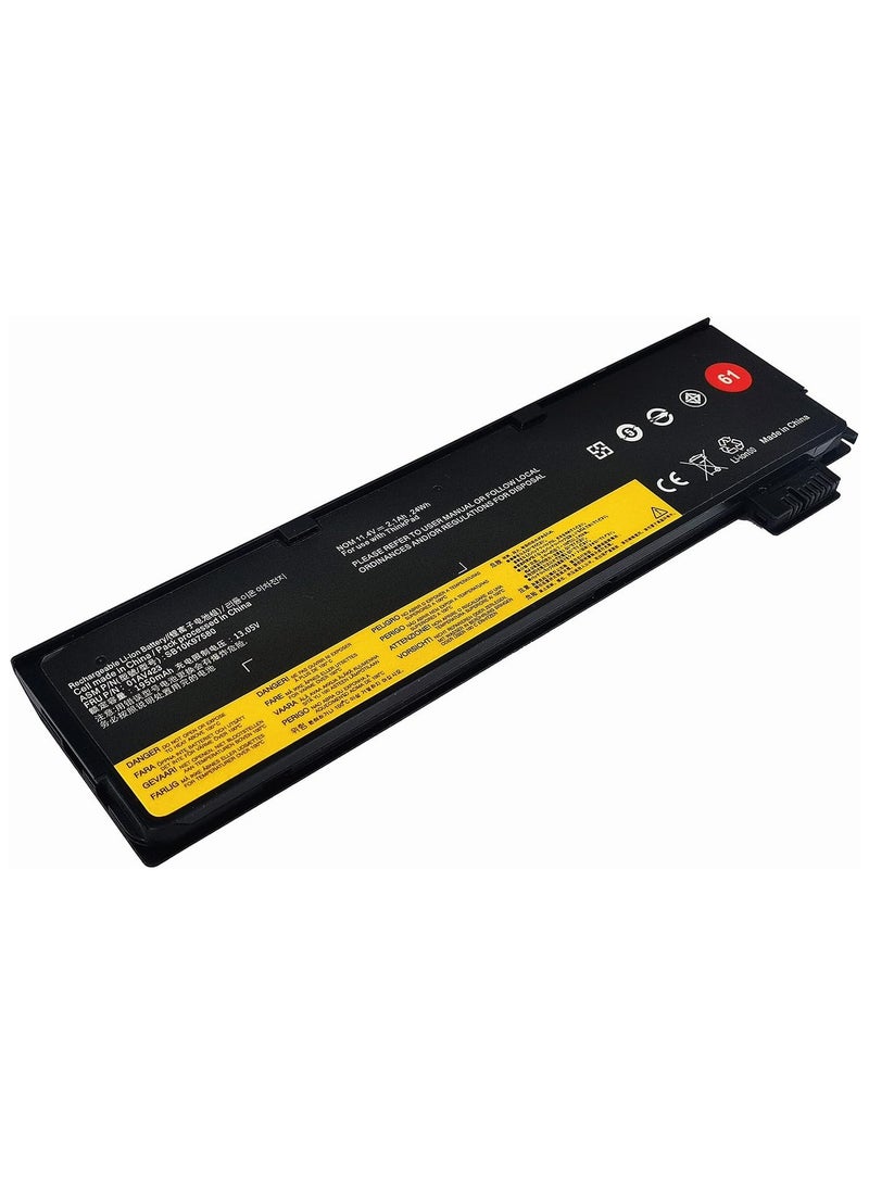 Replacement Laptop Battery for Lenovo ThinkPad T470 T480 T570 T580 P51S P52S A485 TP25 Series 61 01AV422 01AV424 SB10K97580 1950mAh 3-Cell  - Image 1