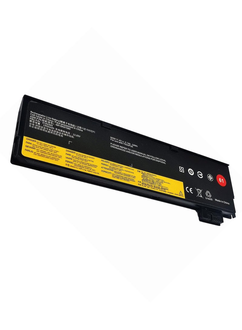 Replacement Laptop Battery for Lenovo ThinkPad T470 T480 T570 T580 P51S P52S A485 TP25 Series 61 01AV422 01AV424 SB10K97580 1950mAh 3-Cell  - Image 2