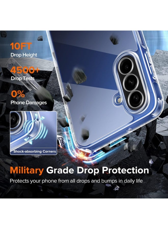 Samsung Galaxy A17 Clear Case Soft Flexible Silicone TPU Shockproof Transparent Rubber Back Cover With Camera Protection Compatible for Samsung Galaxy A17 - Image 3