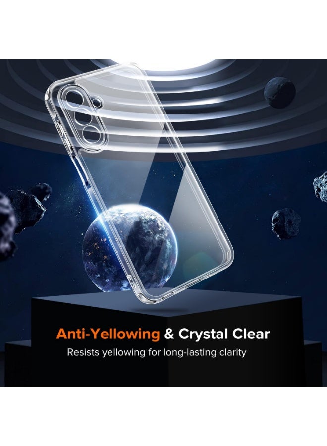 Samsung Galaxy A17 Clear Case Soft Flexible Silicone TPU Shockproof Transparent Rubber Back Cover With Camera Protection Compatible for Samsung Galaxy A17 - Image 5