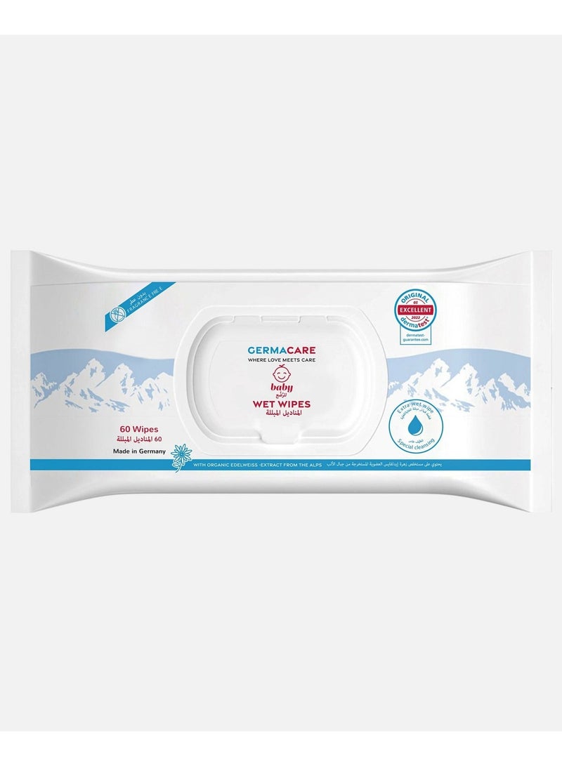 Germacare Baby Wet Wipes 60 Sheets