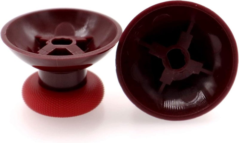 Deal4GO 2-Pack OEM Thumbsticks Concave Analog Replacement for Xbox one Controller Joystick Thumb Grips (Red) - Image 3