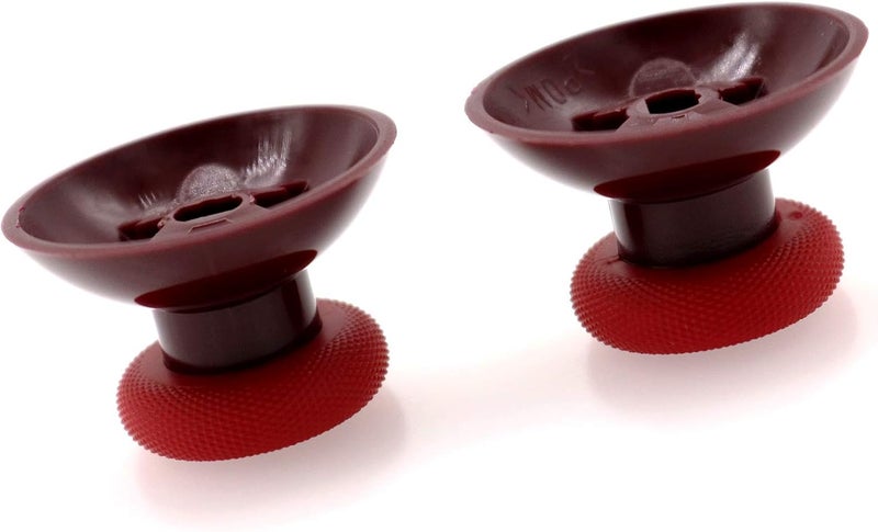 Deal4GO 2-Pack OEM Thumbsticks Concave Analog Replacement for Xbox one Controller Joystick Thumb Grips (Red) - Image 4