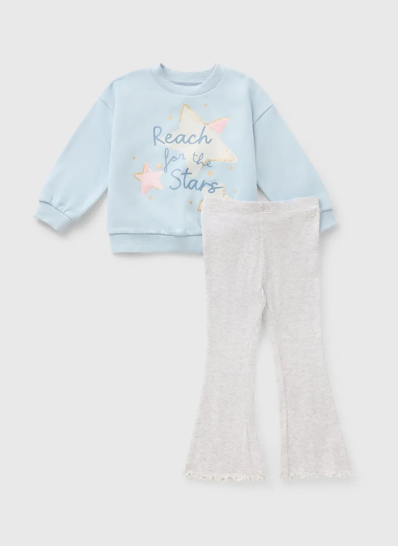 Matalan Girls Blue Celestial Set