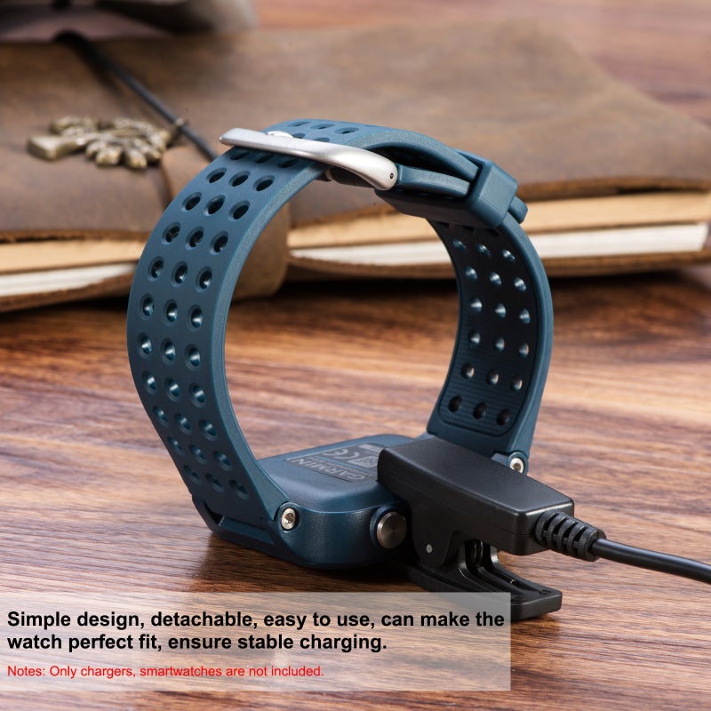 محول شاحن محمول موحد و سلسلة بيانات وشاحن محوّل USB متوافق مع ساعات الذكاء Garmin Forerunner 235 230 630 645 735XT S20 S60 Vivo movie HR - Image 5
