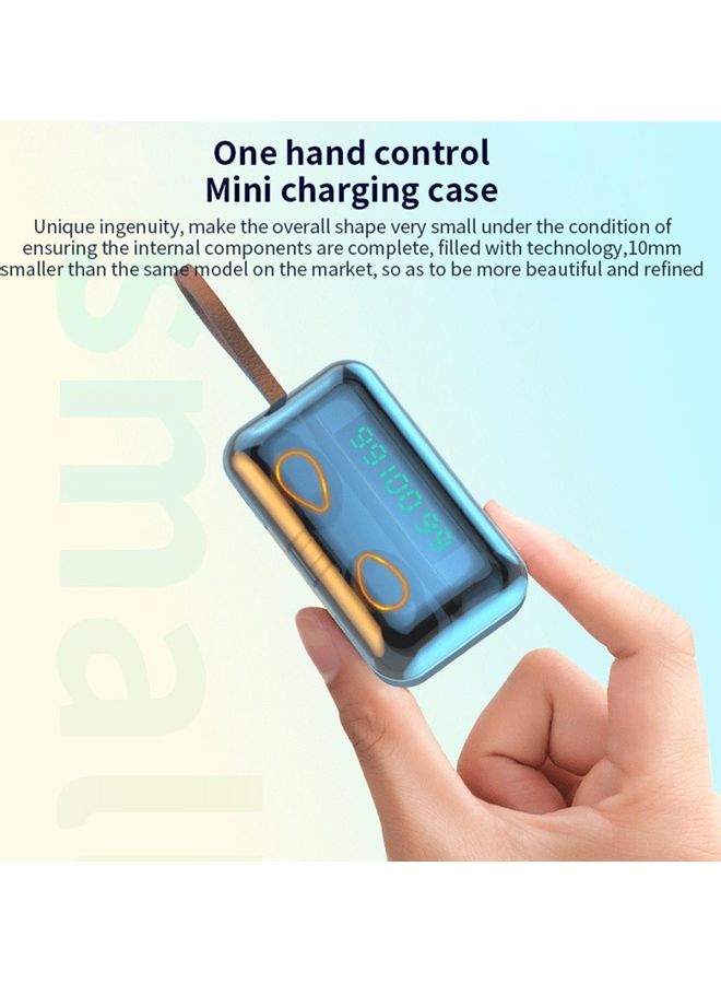 F9 TWS Bluetooth In-Ear Earbuds With Charging Case Black - Image 3