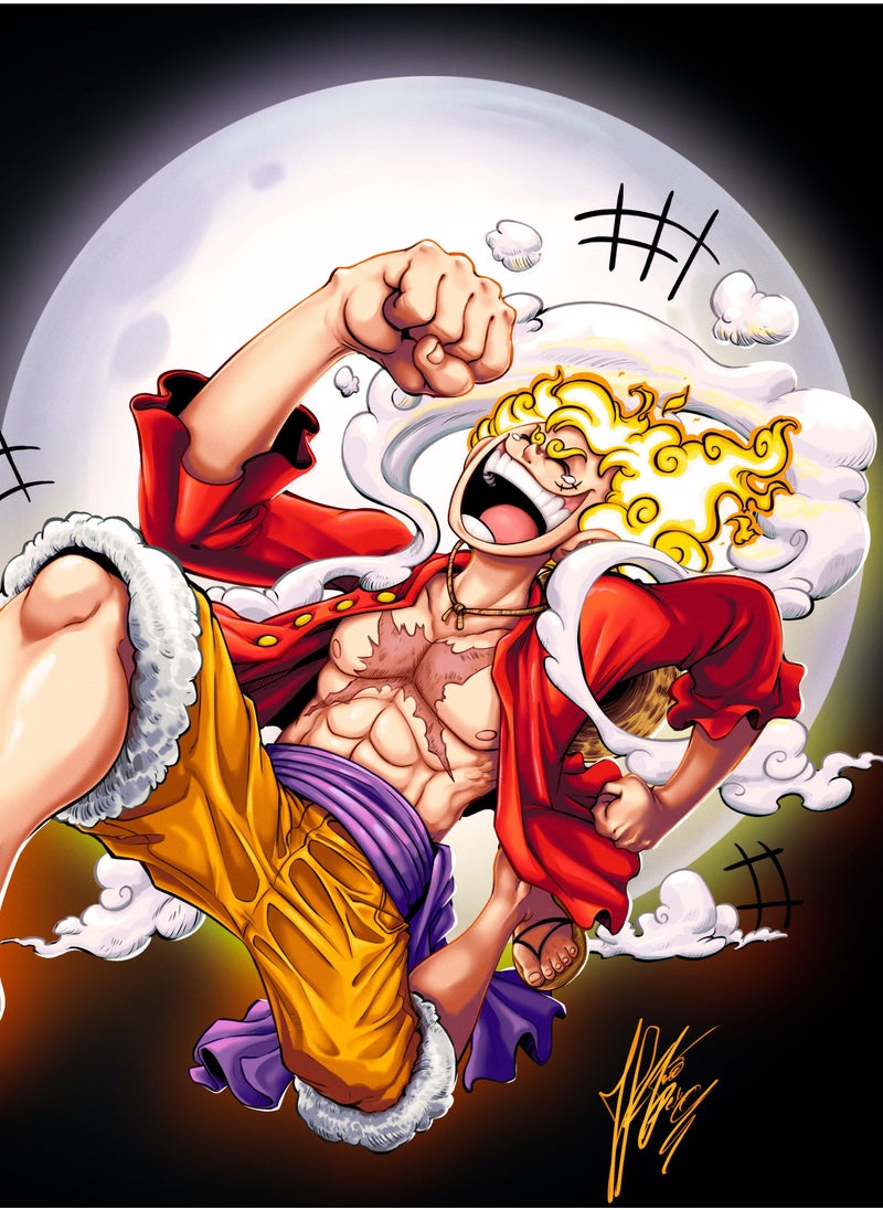 MERCH - Luffy One Piece Gear 5 T-shirt - Image 1