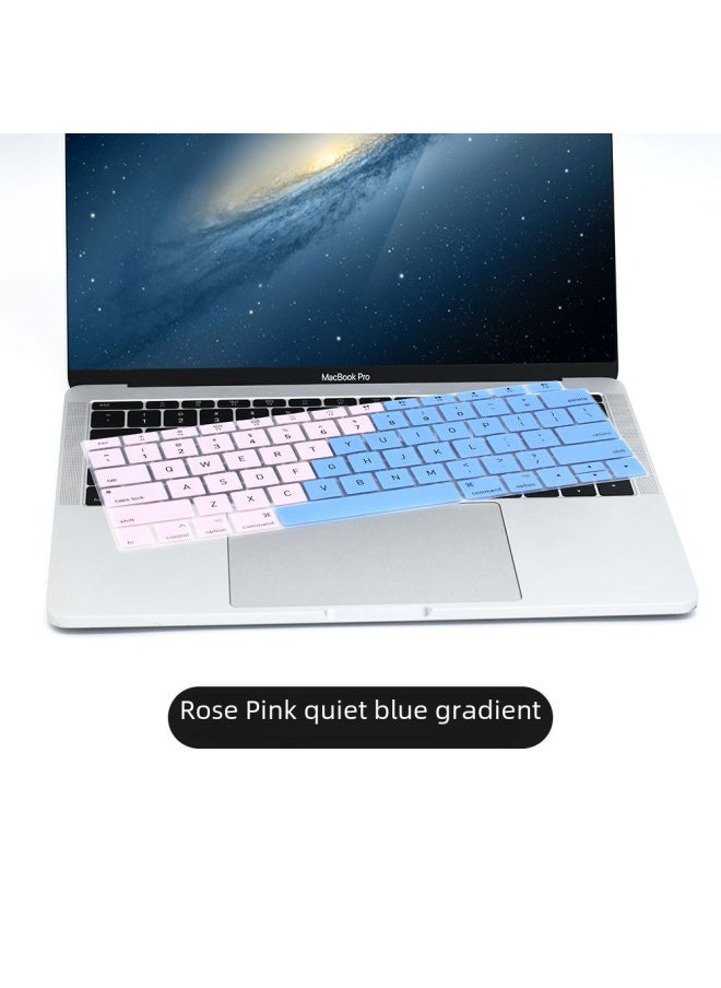 Generic - Suitable For Macbook Keyboard Film Color Apple Laptop Keyboard Dustproof Waterproof Protective Film Silicone TPU-Color:Old Protective Shell Carton Packaging-Applicable Model:A1706/A1989/A2159/A1707/A1990 - Image 1