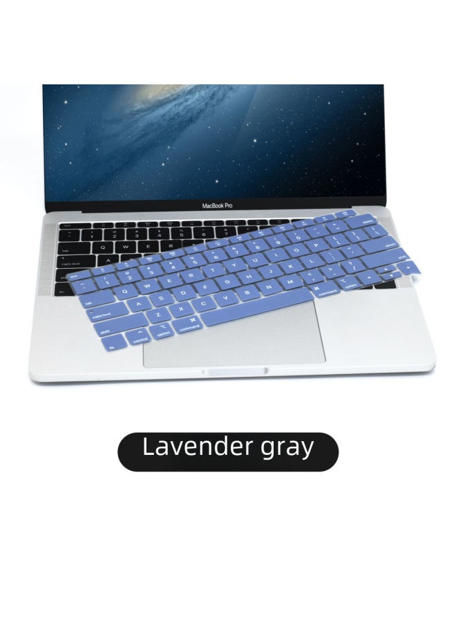Generic - Suitable For Macbook Keyboard Film Color Apple Laptop Keyboard Dustproof Waterproof Protective Film Silicone TPU-Color:Old Protective Shell Carton Packaging-Applicable Model:A1706/A1989/A2159/A1707/A1990 - Image 1