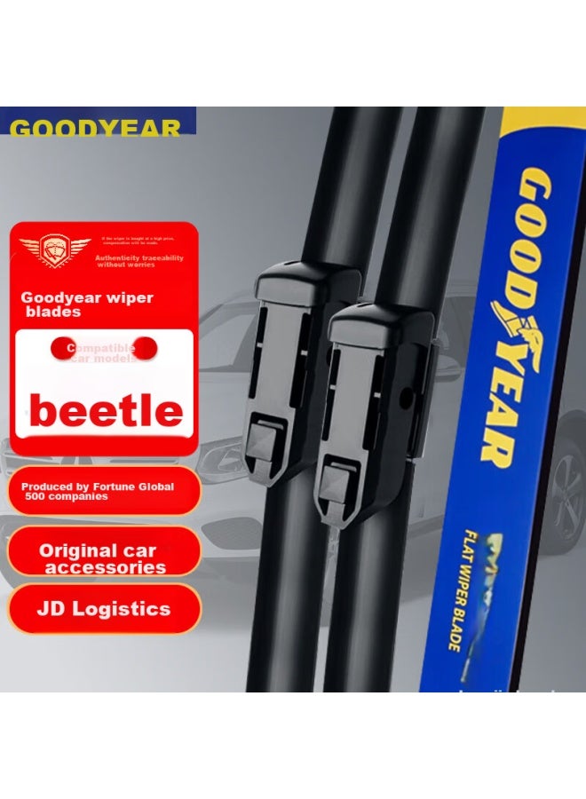 GOODYEAR Goodyear Volkswagen Beetle Windshield Wipers For 2013- Models, Original Wiper Blades, Car Accessories, Specialized Wiper Strips 21/21  - Image 1