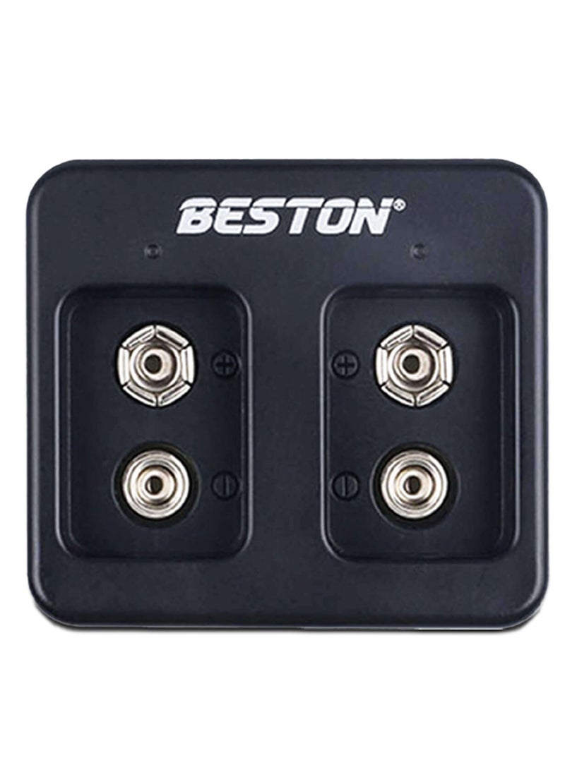 BESTON Beston M7005-C8006 Smart Battery Charger for 9V Batteries – Fast USB Charger with Dual Charging Slots - Image 1