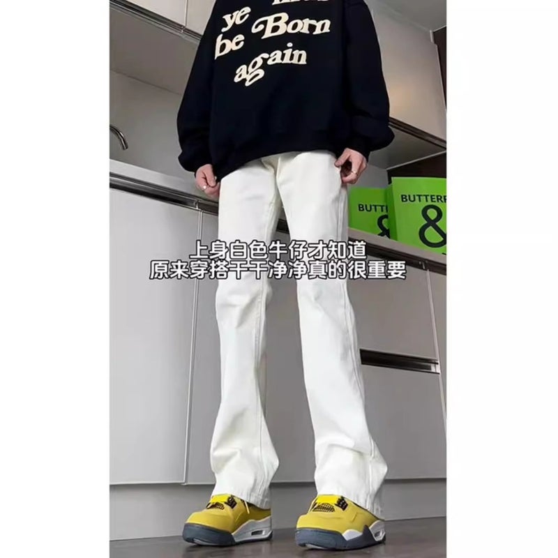 Unisex Classic Denim Jeans Loose Fit Daily Outdoor Wear - Image 5
