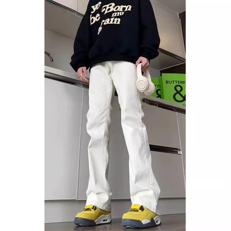 Unisex Classic Denim Jeans Loose Fit Daily Outdoor Wear - Image 2