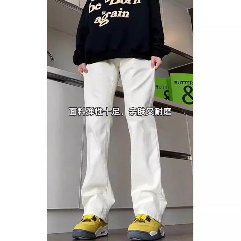 Unisex Classic Denim Jeans Loose Fit Daily Outdoor Wear - Image 3