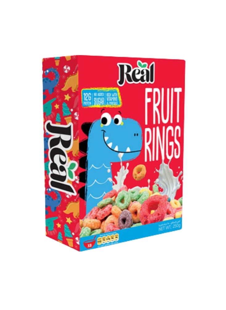 Real Protein Fruits Rings 250g 