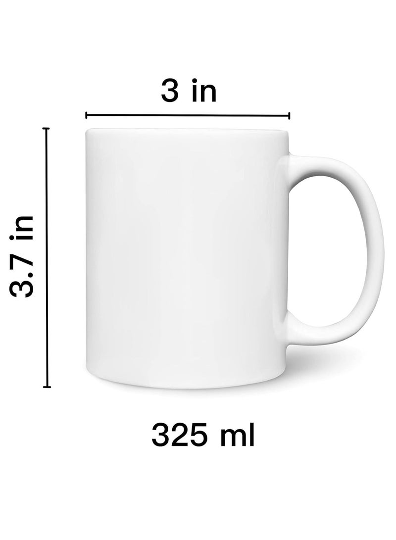 حكاية شمعة مج من السيراميك بطبعة تصميم "مارفل سبايدرمان" بلون أبيض - Image 2