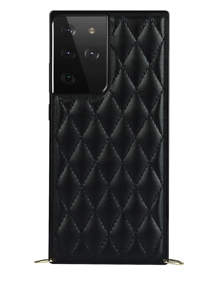 Suteni Back Cover Leather Protective Case for Samsung Mobile Phone - Image 1