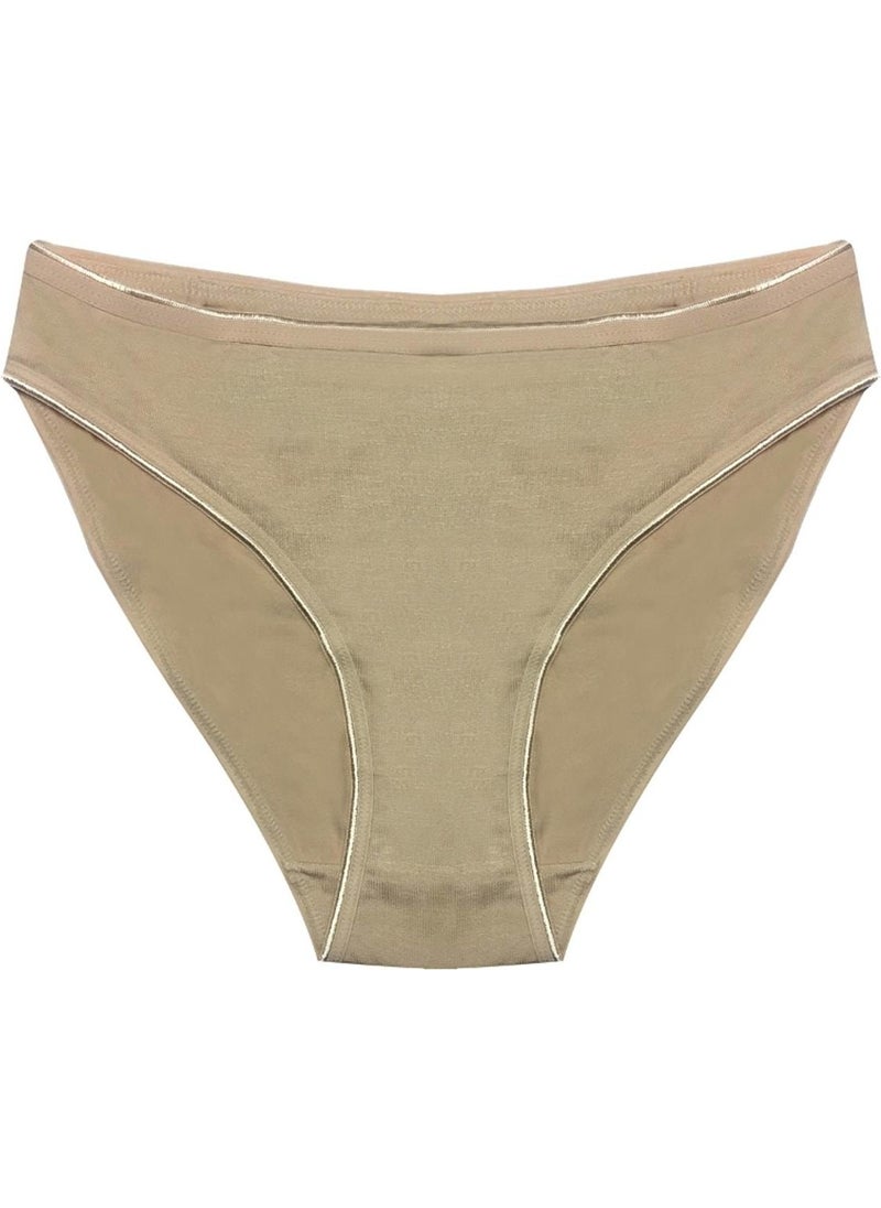 Papatya - Daisy 6 Pieces Skin Color Non-Trace Slip Panties - Image 1