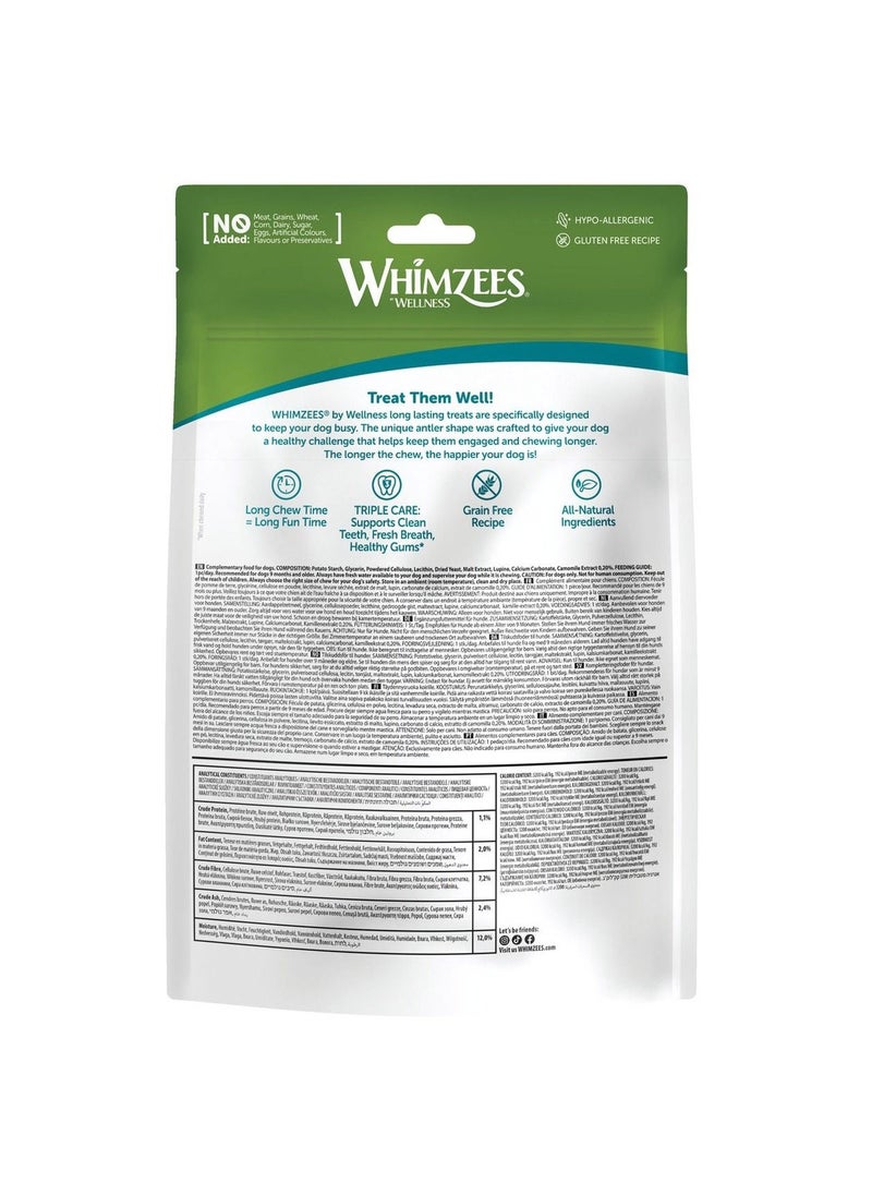 WHIMZEES - Occupy Antler Natural Dental Chews for Dogs Medium (12pc) - Image 1