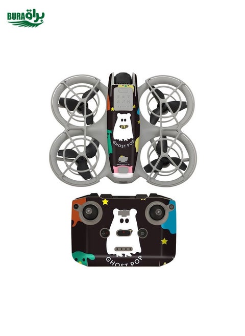 For DJI Neo Drone Body Remote Control Protective Sticker(Ghost Pop)