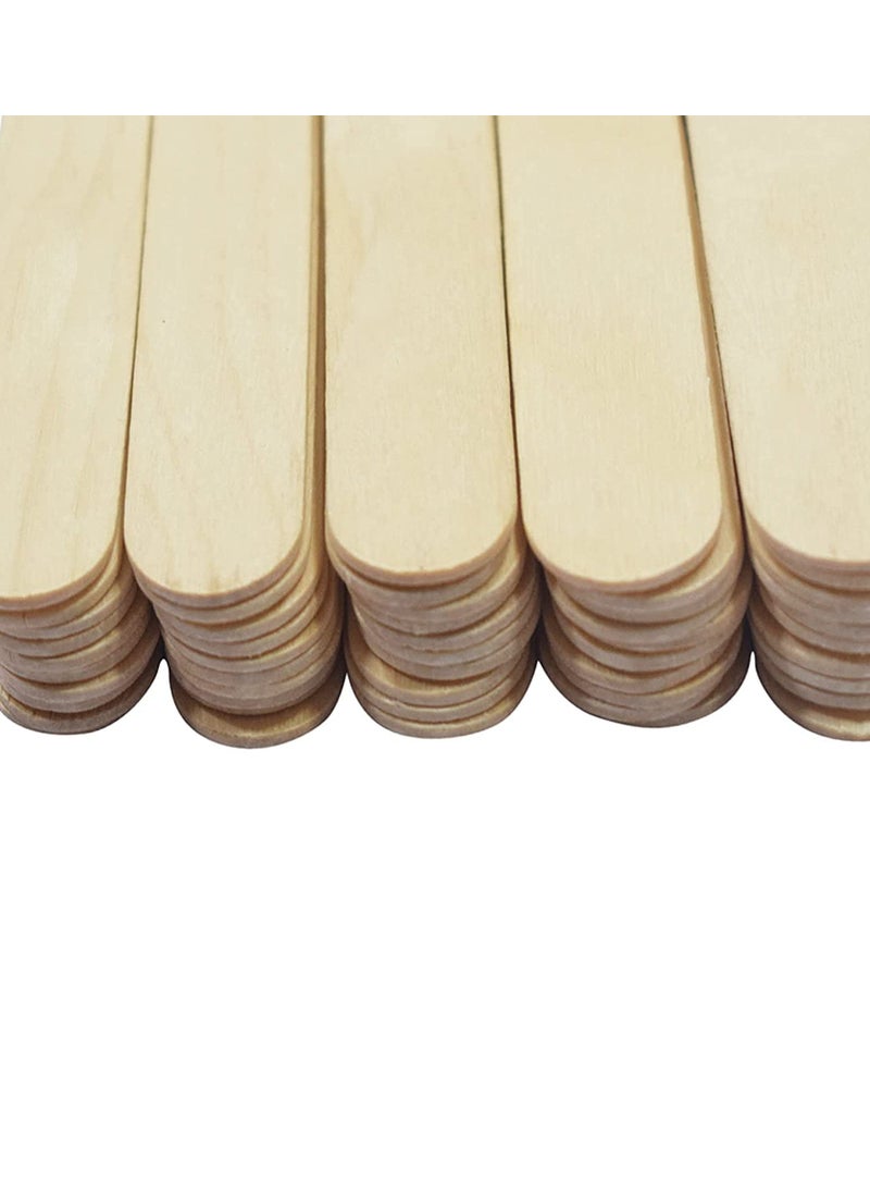 Snoogg SNOOGG 4 Inch Resin Mixing Sticks Pack of 50 bamboo wood resin Stirrers Wood Mixing Paddles for Epoxy or Resin  - Image 2