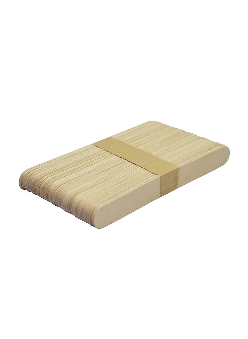 Snoogg SNOOGG 4 Inch Resin Mixing Sticks Pack of 50 bamboo wood resin Stirrers Wood Mixing Paddles for Epoxy or Resin  - Image 3