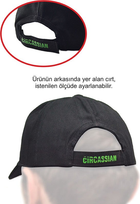 Anahtarlık Sepeti Keychain Basket Nart Sosruko Printed Black Hat - Image 4