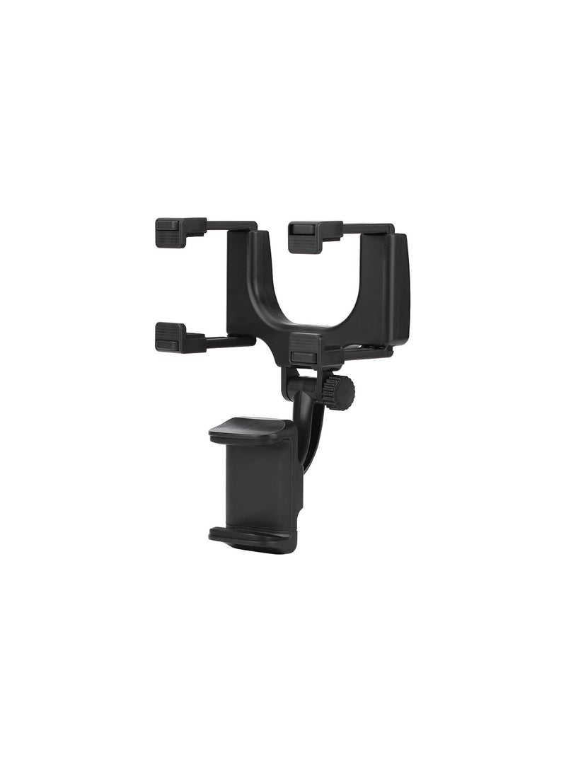 GGOOT Universal Car Rear View Mirror Mount Phone Holder Stand for iPhone Samsung HTC GPS Smartphone - Image 1