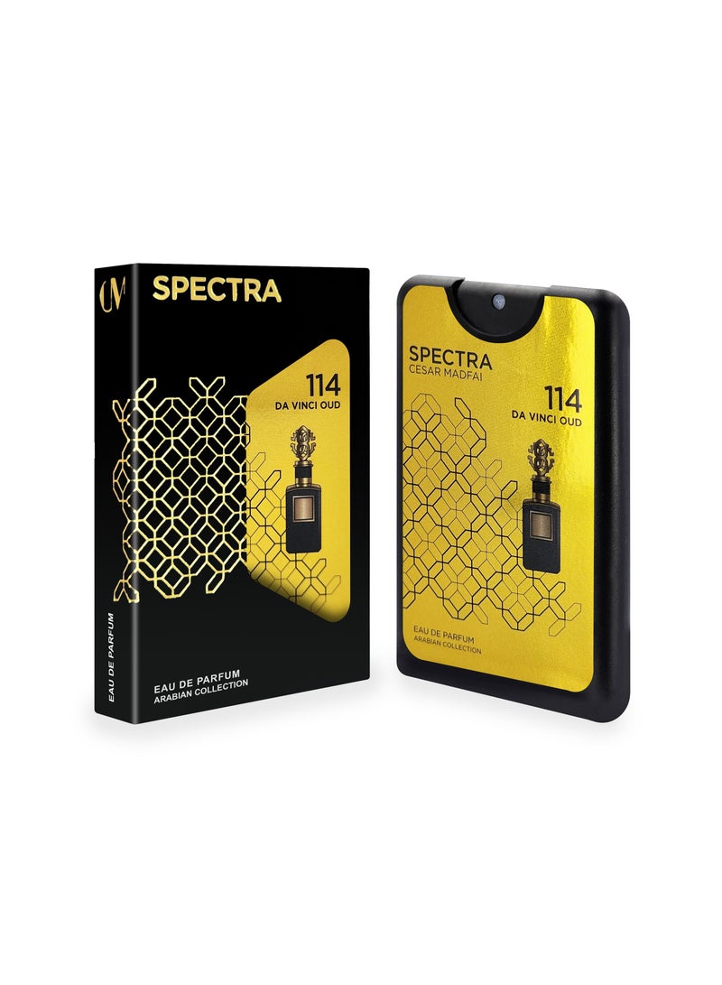 Spectra Pocket Oriental 114 Da Vinci Oud EDP - 18ml - Image 1