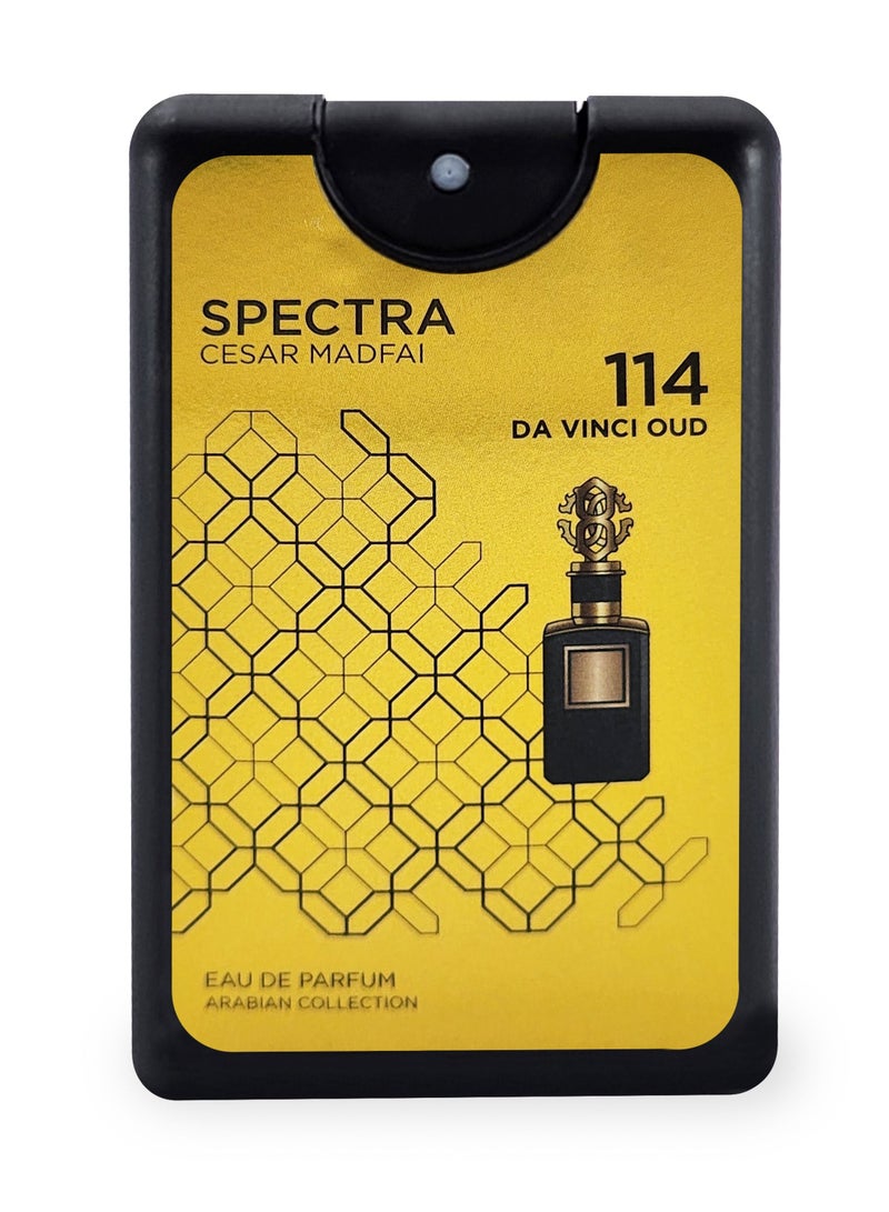Spectra Pocket Oriental 114 Da Vinci Oud EDP - 18ml - Image 2