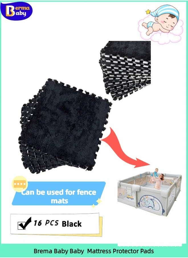 Berma Baby 16 Pcs Foam Play Mat for Kids,Baby Puzzle Mat, Kids Playpen Interlocking EVA Tiles,Educational Toys Gift for Encourage Logic, Coordination and Sensory Skills,Infants Crawling Room Decor  - Image 1