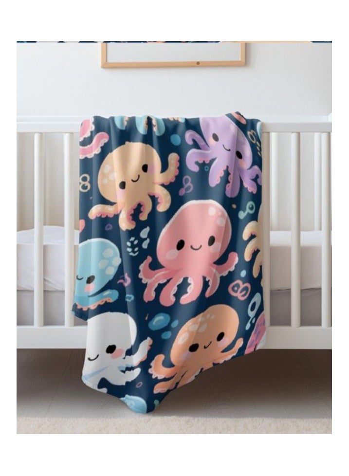 general Children's or student cartoon flannel thin blanket (warm and comfortable, suitable for sleep, games) 100cm*150cm - Image 4