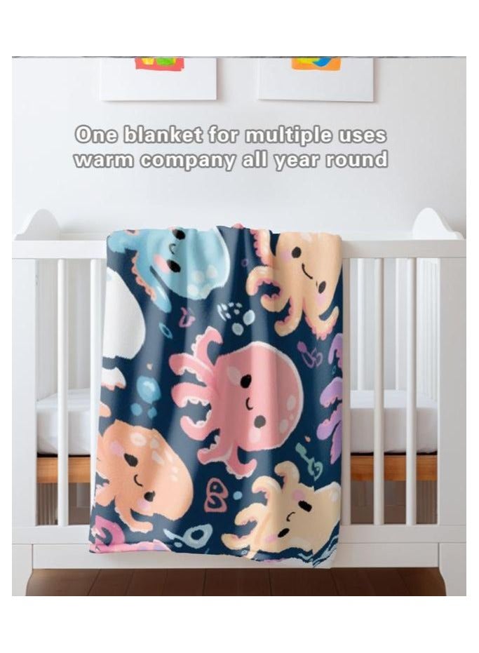 general Children's or student cartoon flannel thin blanket (warm and comfortable, suitable for sleep, games) 100cm*150cm - Image 5