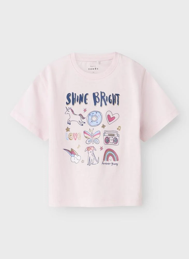 نيم ات Kids Graphic Crew Neck T-Shirt