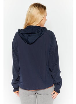 PUMA Women Sportswear Fit Training Jacket, Navy  - Image 3