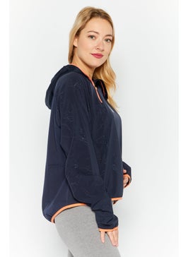 PUMA Women Sportswear Fit Training Jacket, Navy  - Image 4
