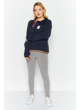 PUMA Women Sportswear Fit Training Jacket, Navy  - Image 2
