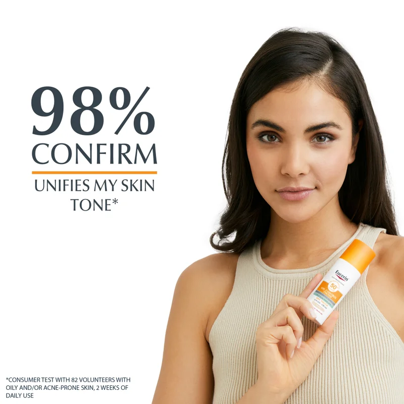 Eucerin Sun Oil Control Gel-Cream Tinted Cc Medium Spf50+ 50Ml